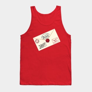 Letter From Santa Tank Top